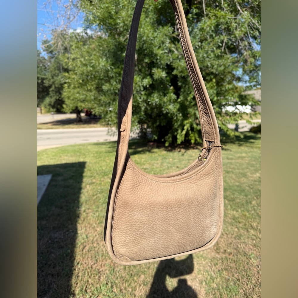 Vintage Coach Nubuc Ergo Mini Zip 4396 Sand